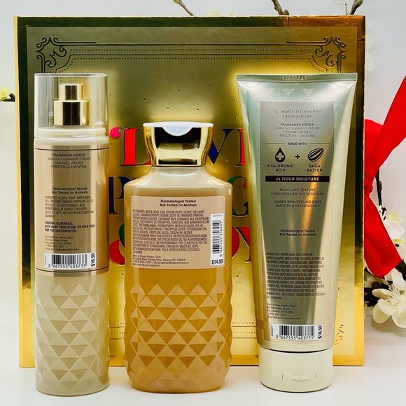 Bath and Body Works Snowflakes & Cashmere 3-Piece Gift Box Set - Picture 7 of 10